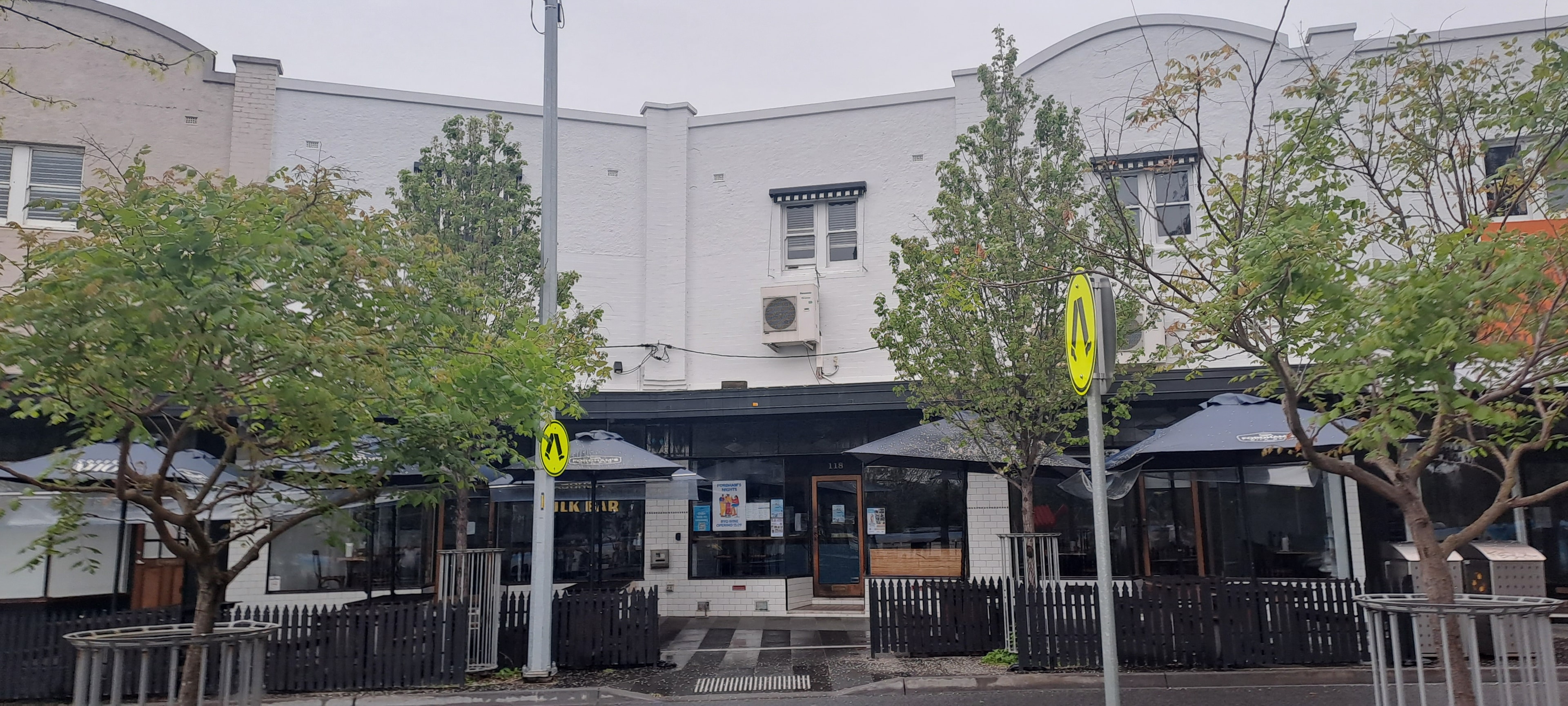 Our Camberwell office above the Fordham Milkbar Café, next to Hartwell Station